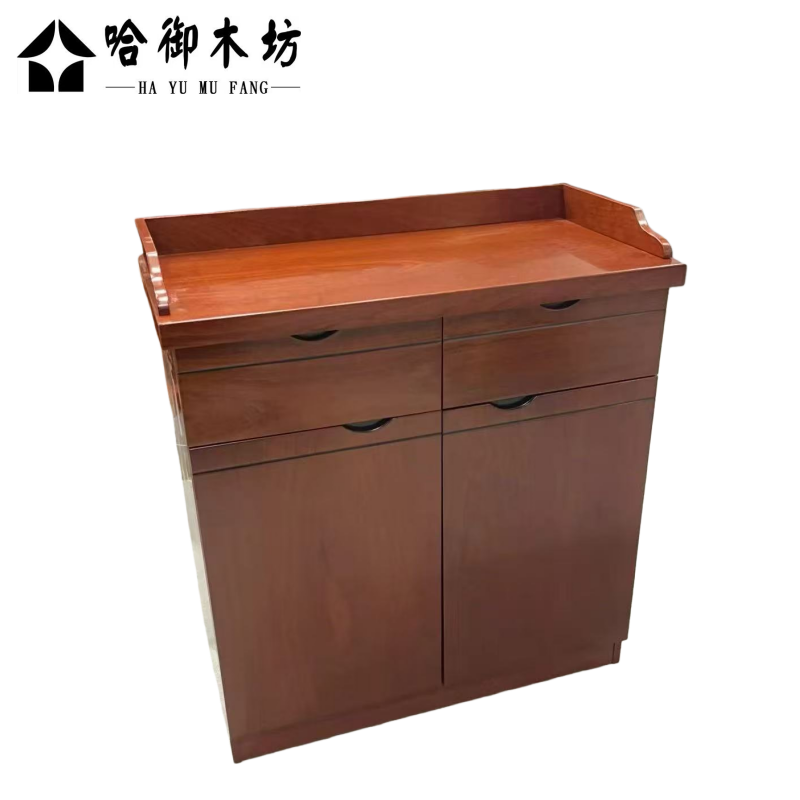 哈御木坊可定制木皮备品柜800*400*850mm/个高清大图