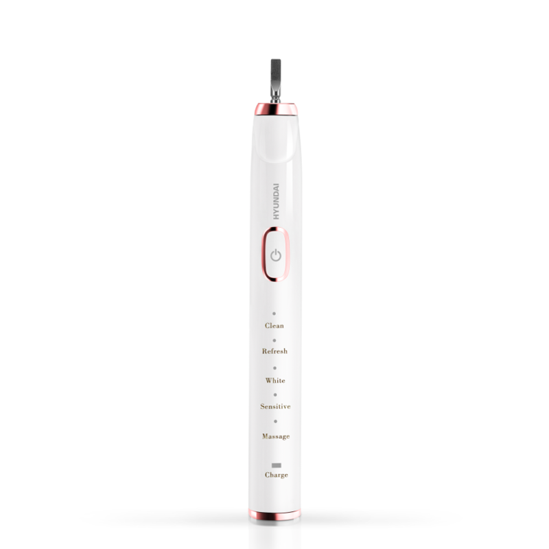 HYUNDAI现代充电式声波电动牙刷成人X700(配6个刷头)深层清洁便携旅行款高清大图
