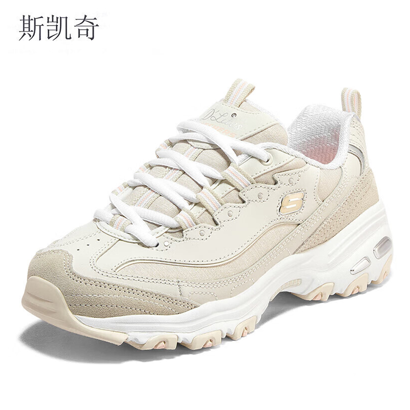 斯凯奇 女春夏季老爹鞋 11936/NAT6.5 双