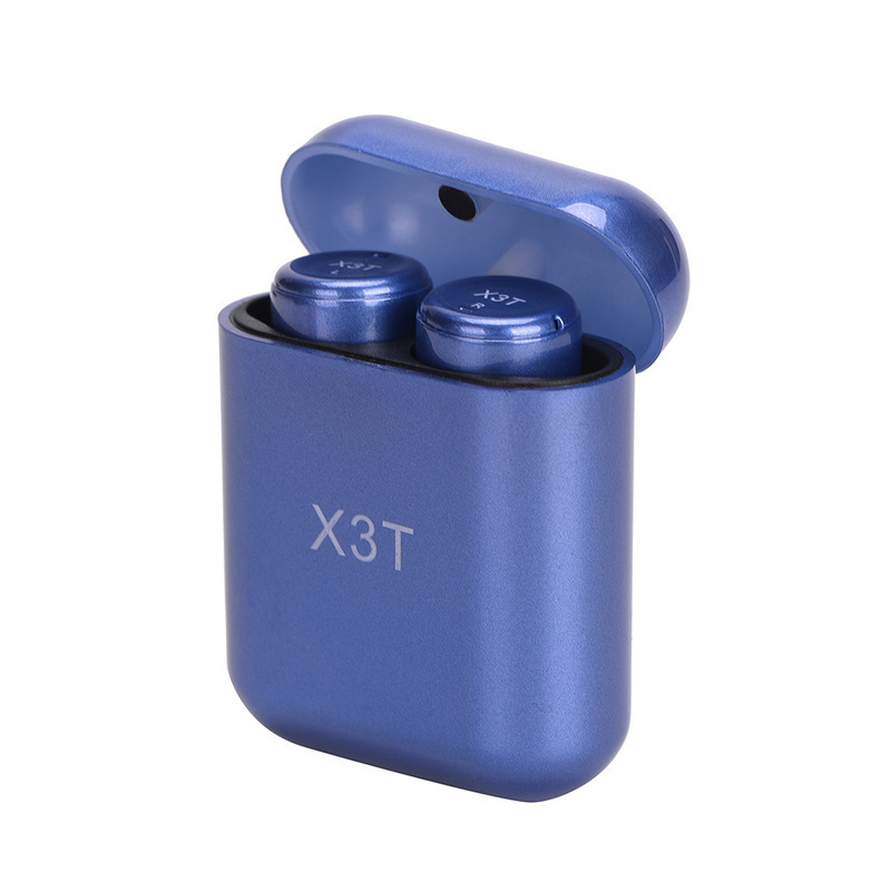 HIGE/X3T tws无线蓝牙运动双胞胎耳机 触控式蓝牙耳机+充电仓立体声双耳入耳式 粉色