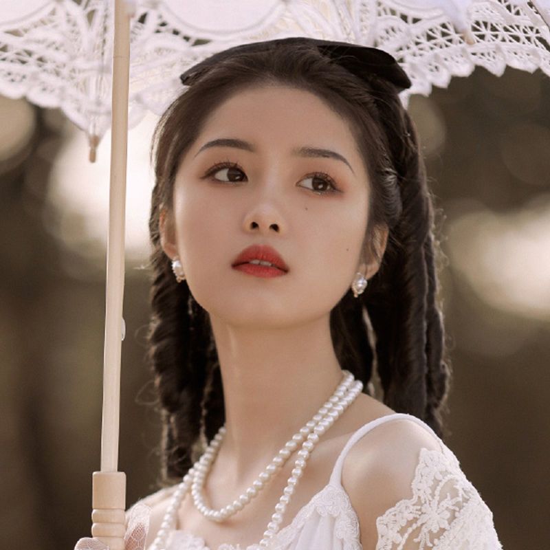 民国假发女卷发罗马卷长发复古民国风旗袍发型金粉世家白秀珠马尾