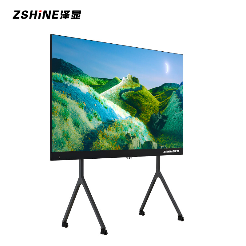 泽显Zshine 108英寸LED会议平板智能一体机 会议室高清全彩可移动小间距显示巨幕无缝大屏幕 LC-P1.2AZH