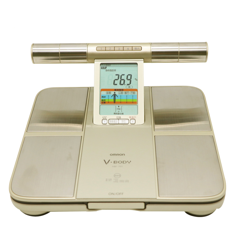 欧姆龙(OMRON)体脂肪秤 HBF-701 脂肪测量仪成人健康秤器械 智能健康体重秤体脂仪