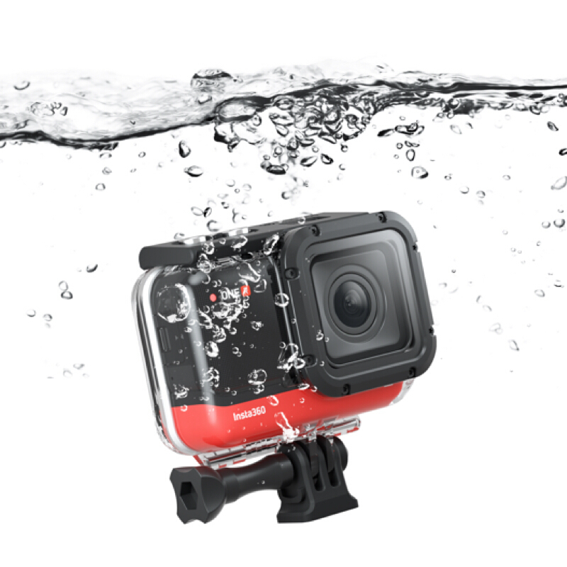 Insta360 ONE R 4K版 夏日水世界礼盒(4K主机+4K潜水壳+120cm自拍杆)运动相机全景相机运动摄像机