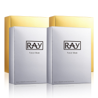 [4盒]妆蕾RAY蚕丝金色面膜2盒+银色面膜2盒
