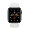 Apple Watch Series5 苹果智能手表 40mm GPS银色铝金属表壳白色运动型表带 V62
