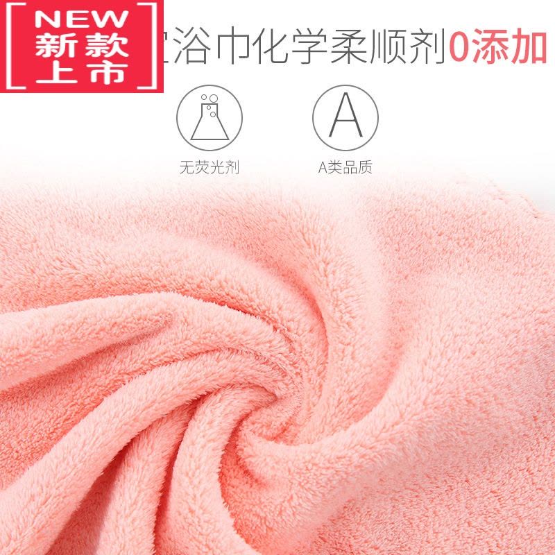 可莉允婴儿浴巾秋冬季宝宝洗澡新生儿毛巾被比纱布超柔软吸水大童款图片