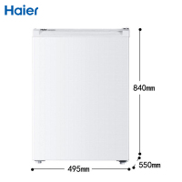 海尔(Haier)立式小冰柜家用 抽屉式母乳存储冷冻柜 一级节能低霜小型冰柜 BD-82DMW