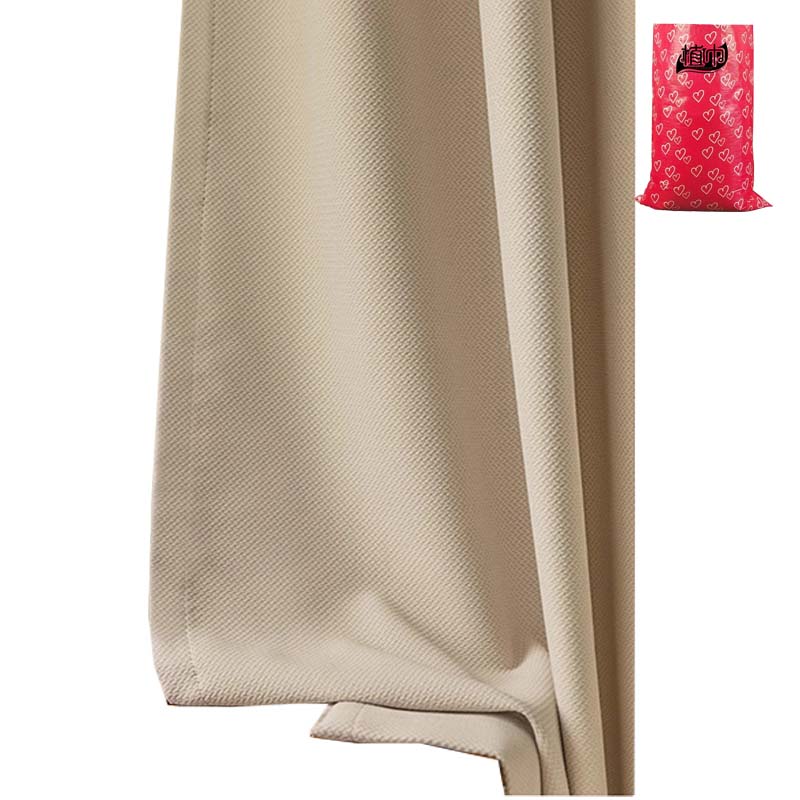 植巾 CL170 100*100cm 加厚棉麻窗帘（计价单位：米）黄色高清大图