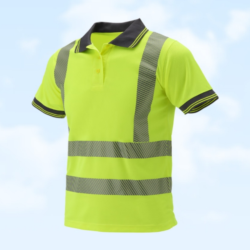 CMCBRIGHT 反光衣 环卫施工工地汽车交通安全警示衣 003022Y 荧光黄 2XL