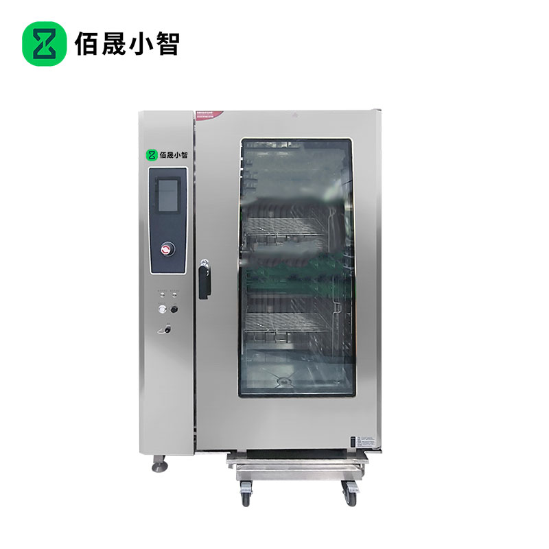 佰晟小智 商用万能蒸烤箱 GAN004DF 带推车电热触屏版万能蒸烤箱20盘高清大图