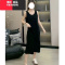 YIBUSHENG大码女装气质通勤吊带连衣裙女季新款显瘦宽松内搭中长款背心裙