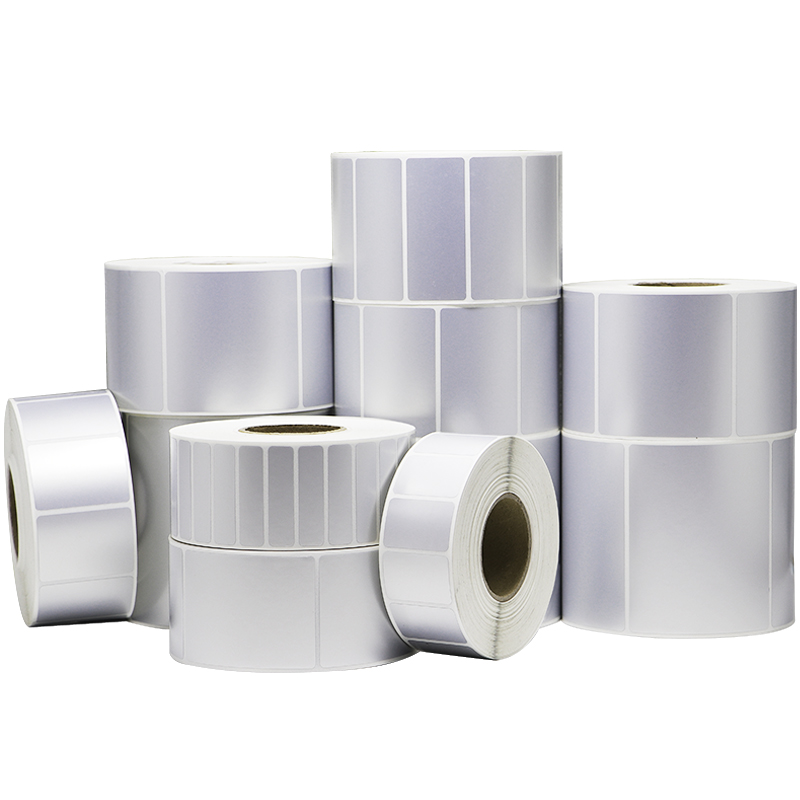 菲耐普 亚银标签纸70*30mm 1000粒/卷高清大图