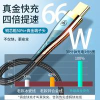 邻家-Type-C冰金数据线黑色1.2米 不伤机 真金快充 低温快充 10倍耐用 低温快充 真金插头(2条)