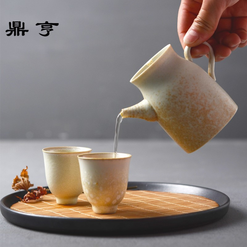 鼎亨 日式纯手作 手工茶壶复古陶瓷茶具茶器