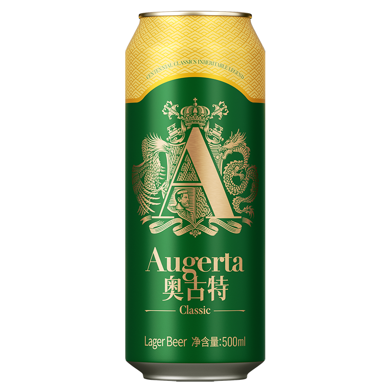 青岛啤酒奥古特12度500*18罐啤高清大图