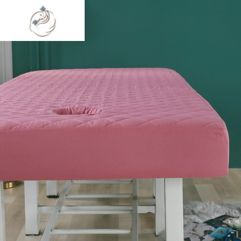 舒适主义新品美容床笠美容床罩按摩床单防尘罩夹棉四季通用带洞可定做