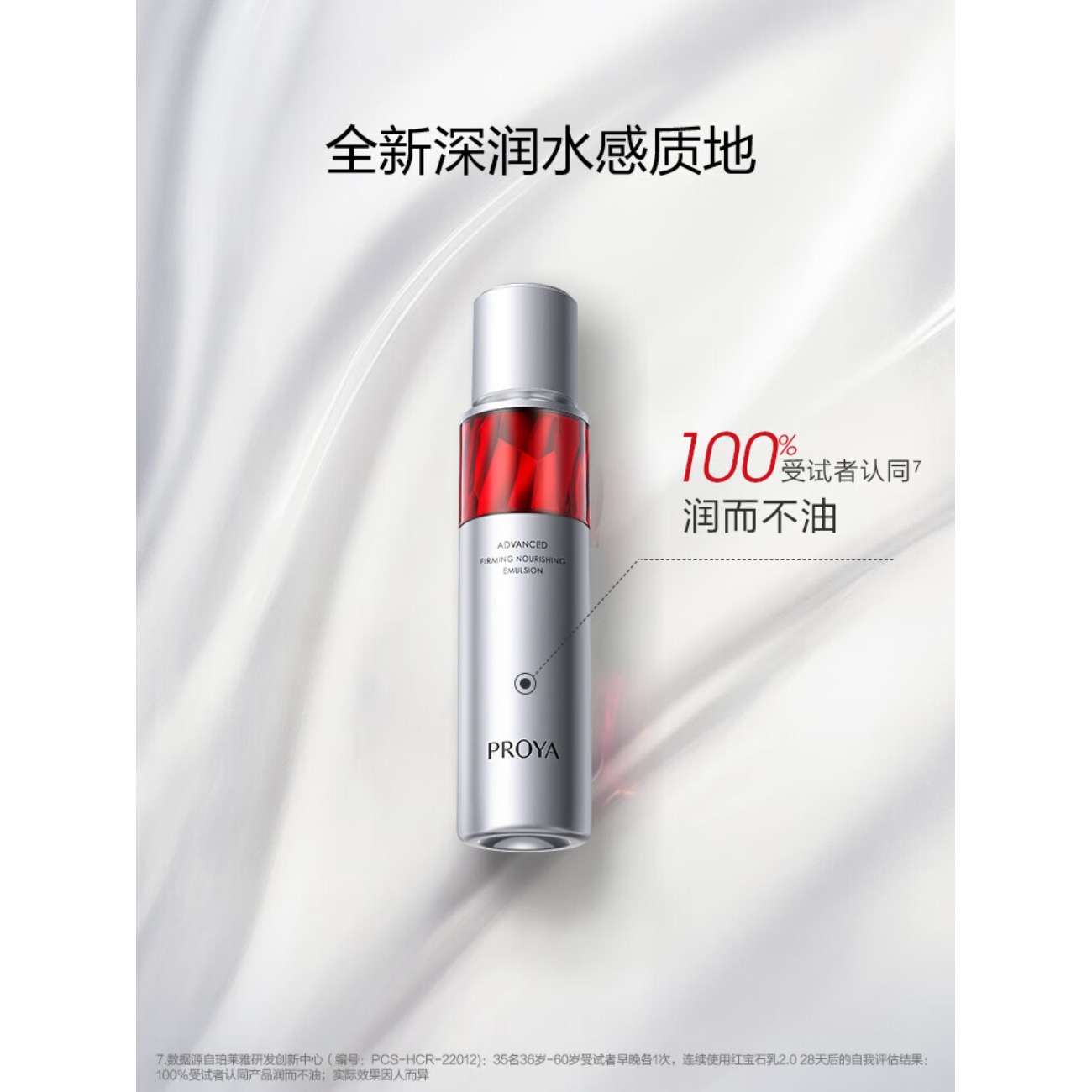 珀莱雅(PROYA) 赋能鲜颜淡纹紧致活肤乳2.0 120ml*1高清大图