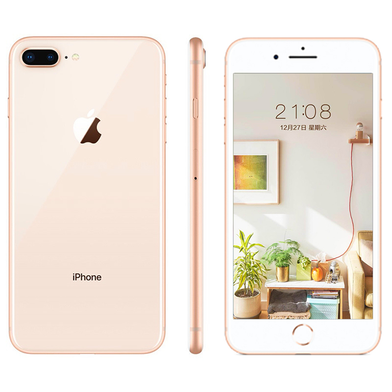 Apple/苹果 iphone8 plus 美版全新未激活全网通4G 智能手机 苹果8plus 64GB 土豪金