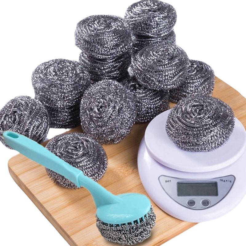 美穗吉家 钢丝球12个+手柄一个颜色随机 MIH-2404080高清大图