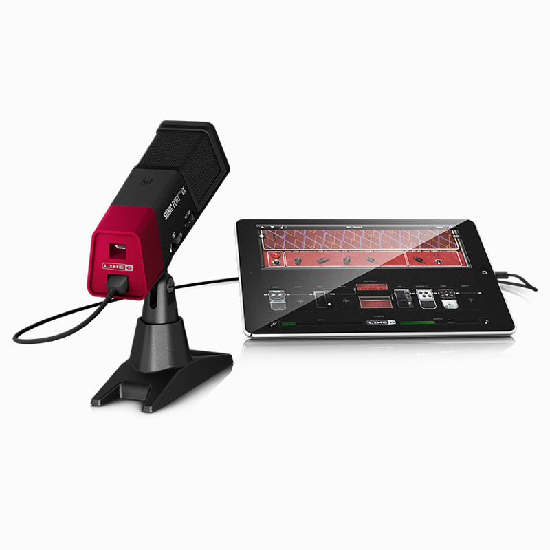 沃森乐器 LINE6 Sonic Port VX 电容麦克风话筒吉他移动录音声卡 乐器配件