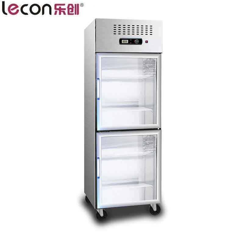 乐创lecon商用四门六门冰柜冷柜立式商用冰箱保鲜柜冷藏柜冷冻柜