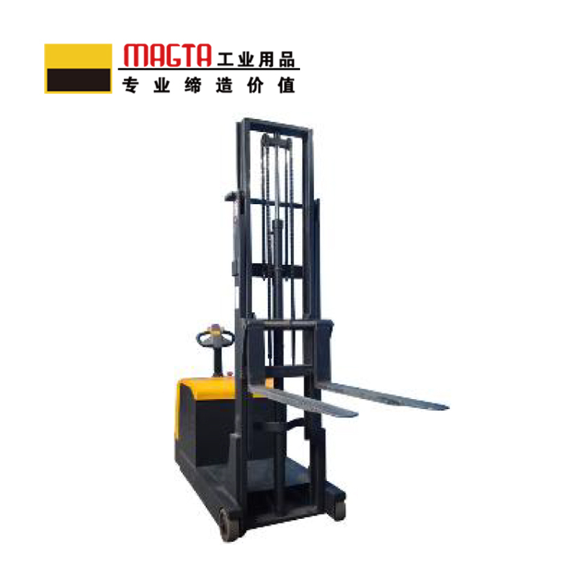 玛吉塔工(MRO MAGTA)平衡重式半电动堆高车 半电动叉车 半电动堆垛车 35054-1 1000kg 1600mm高清大图