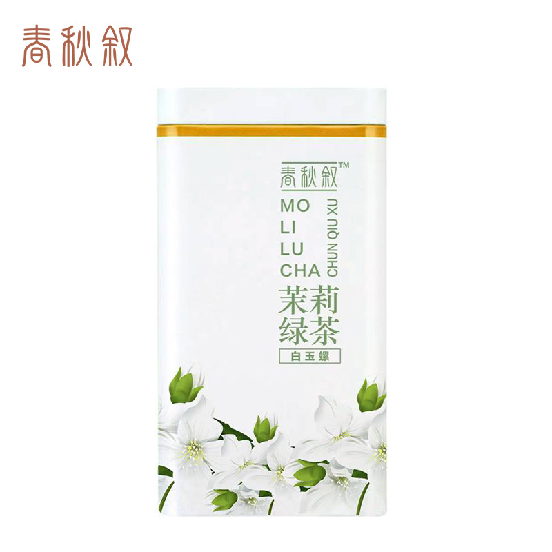 春秋叙 鲜叶茉莉绿茶 250g 罐高清大图
