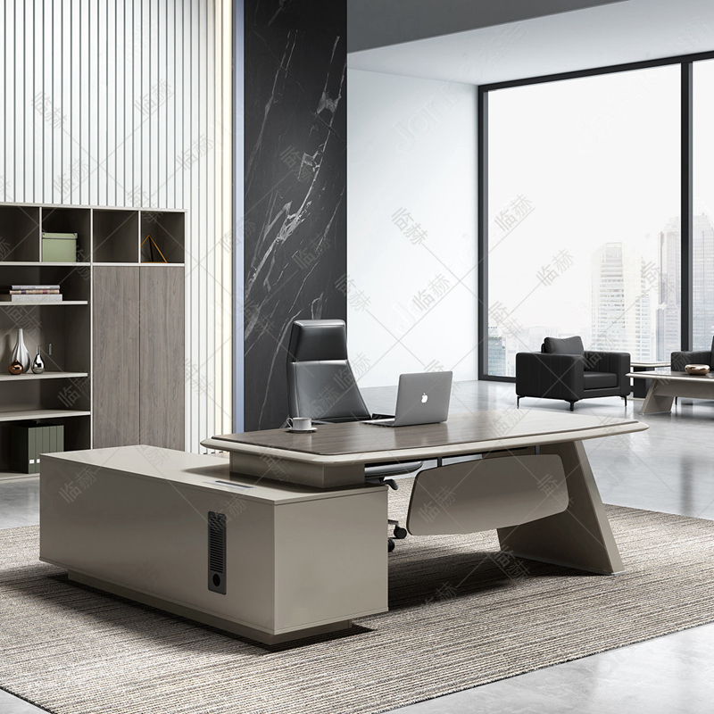 创意老板桌总裁桌简约现代单人经理桌大气大班台办公室老总办公桌
