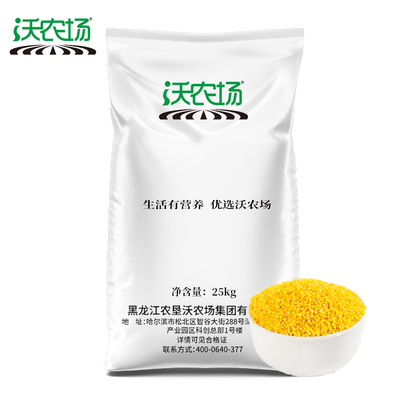 沃农场小米25kg/袋高清大图