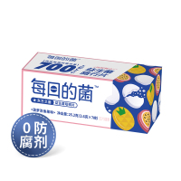 每日的菌益生菌小蓝泡咀嚼片成人肠胃肠道益生元膳食纤维菠萝百香果味随行片7枚/12片