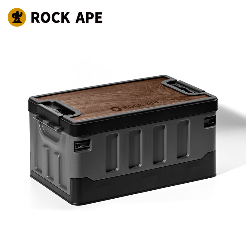 洛克猩球 户外露营便携带锁扣折叠整理箱60LPacking置物收纳RACT008