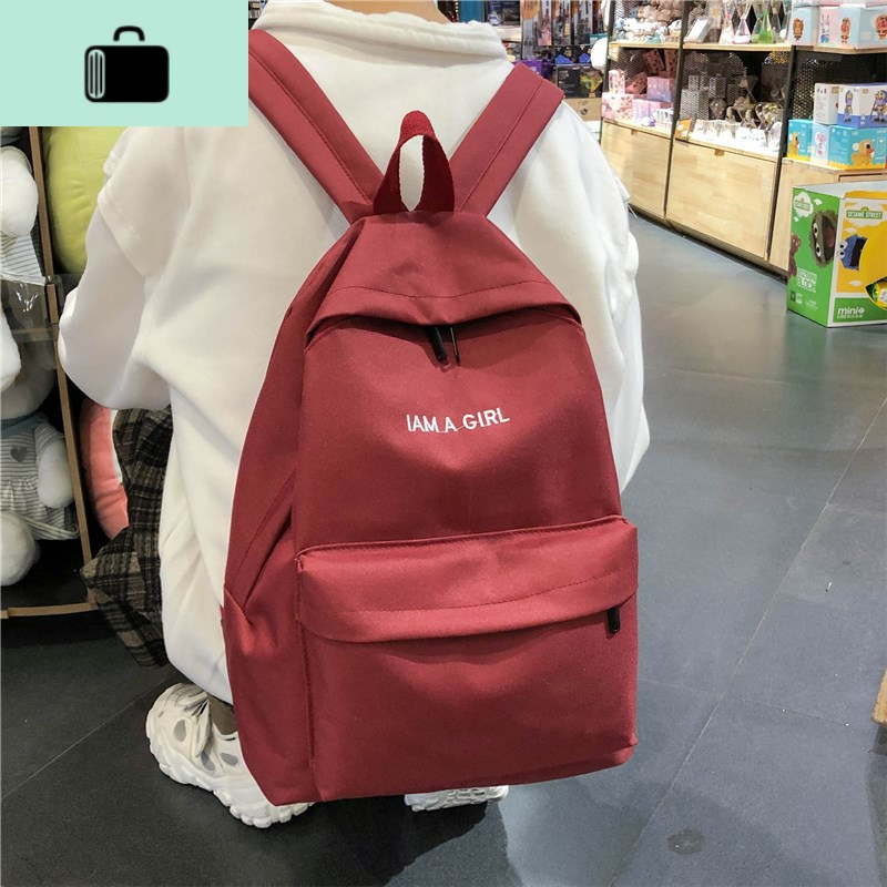 书包女韩版高中原宿ulzzang百搭双肩包校园大学生简约日系背包insNEW LAKE