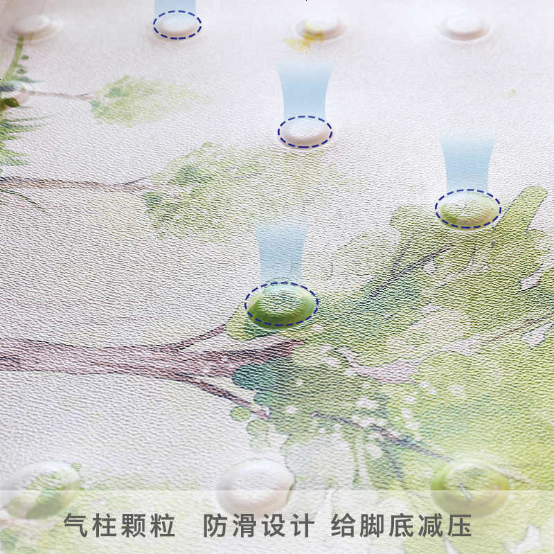 防滑垫 浴室卫生间硅藻入户浴室防滑厨房楼梯厅地垫卫浴加厚口地毯洗澡宝 40x70