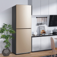 [品牌自营]美的(Midea)冰箱双开门172升低音深冷速冻低温补偿小型迷你家用电冰箱新品BCD-172CM(E)芙蓉金