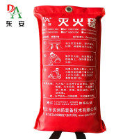 东安硅胶灭火毯1.5米环保不扎手硅胶毯火灾防护毯逃生防火毯阻燃毯救生毯逃生毯消防器材