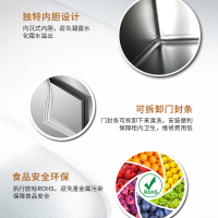 Haier/海尔SP-430C/D2厨房操作台 1.8米长冷藏保鲜厨房不锈钢操作台电脑控温卧式冰柜