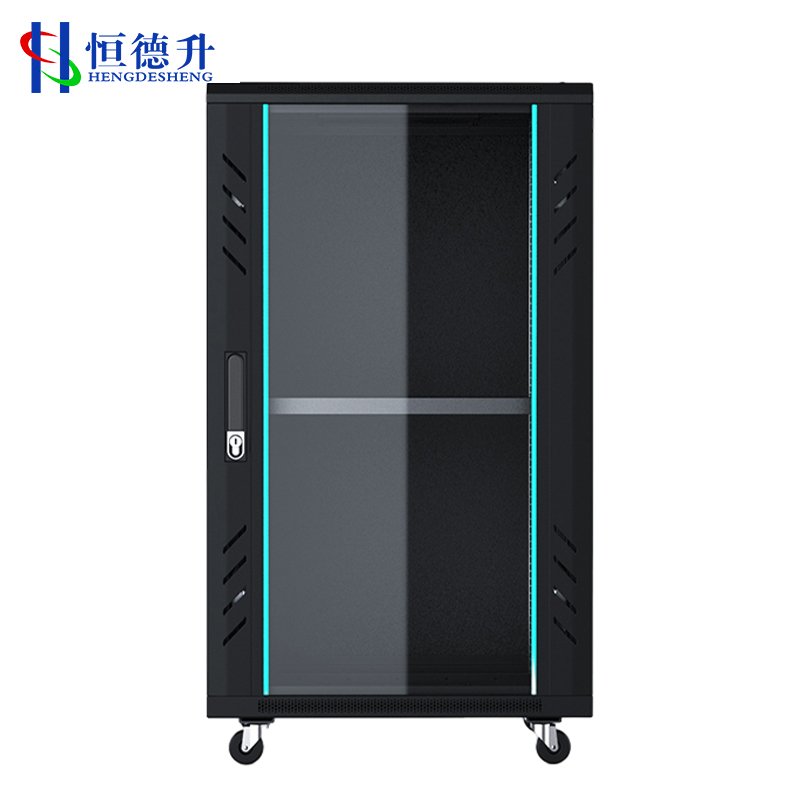 恒德升 机柜HDS-A427SB6622 网络机柜 19英寸国际标准机柜 22U高清大图