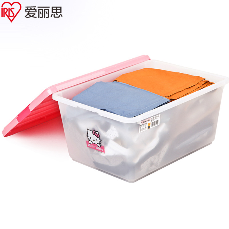 爱丽思(IRIS)KCB-38 粉色 收纳箱42L KITTY儿童玩具衣物塑料收纳箱宝宝玩具整理箱400*550*270
