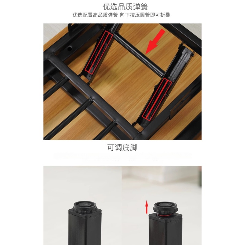 乐琪艺 长条桌 100cm 张高清大图