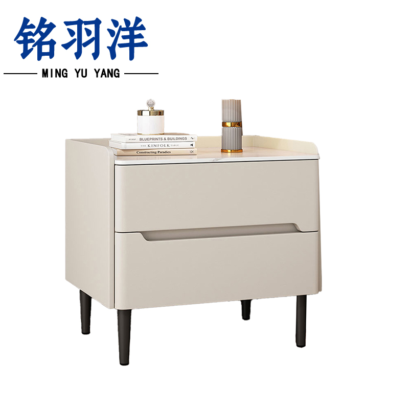 铭羽洋岩板储物柜50*40*50cm台高清大图
