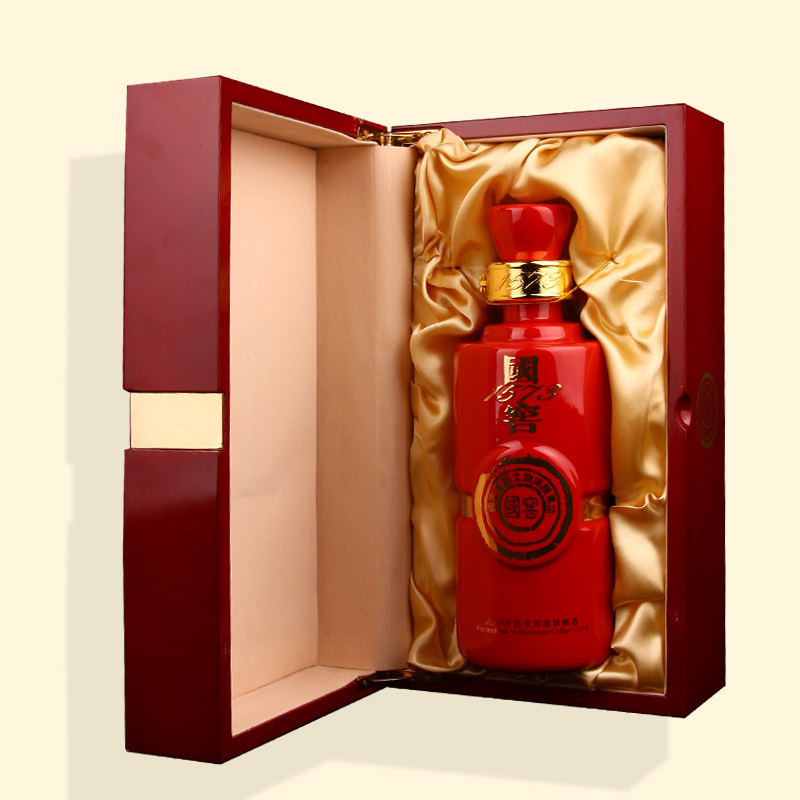 泸州老窖国窖1573木盒红爵55度1000ml1瓶浓香型白酒