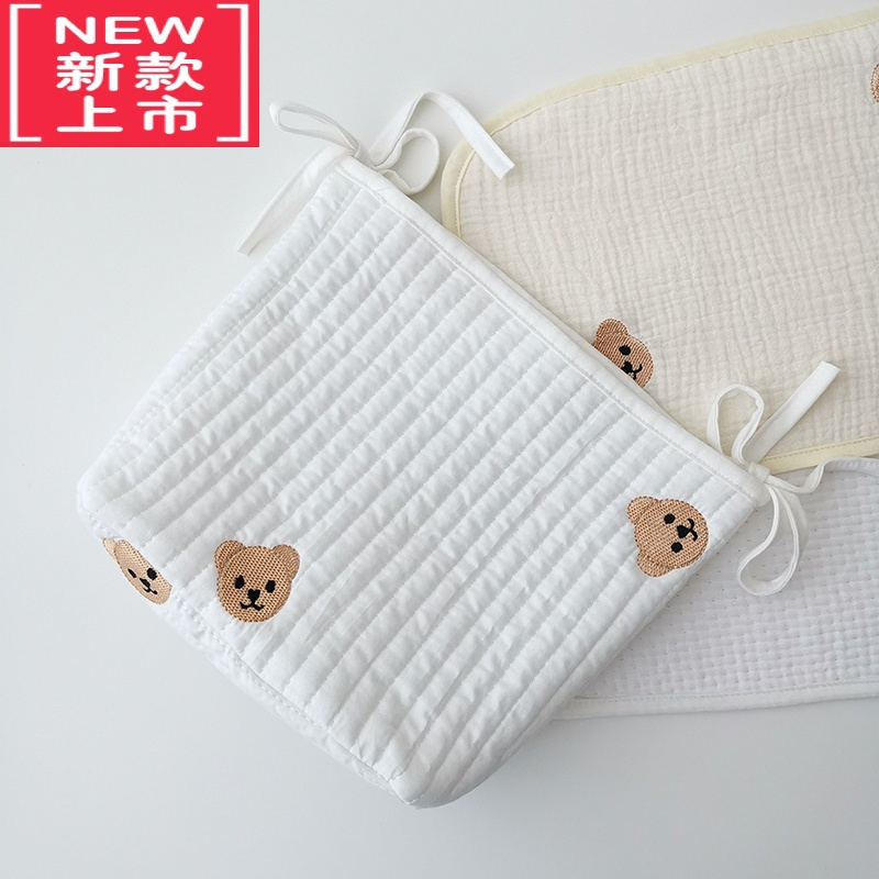 可莉允婴儿床挂袋 床头尿布尿片奶瓶收纳袋宝宝玩具储物袋 婴儿床上用品