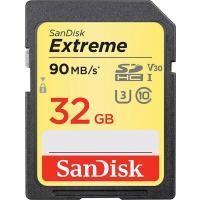 闪迪(SanDisk)32GB SD卡至尊高速读90MB/s写40MB/s相机存储卡 内存卡 U3 V30 支持4K
