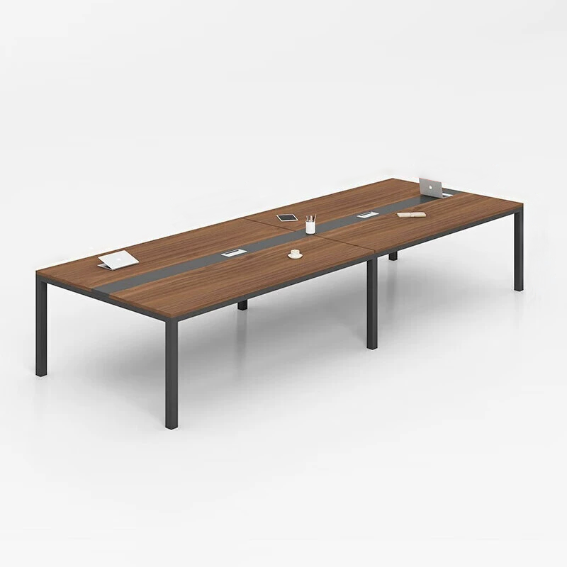 中豫鑫泽 ZYXZ5030159 会议桌长桌小型简约现代长条桌培训桌洽谈桌 4.0米单桌高清大图