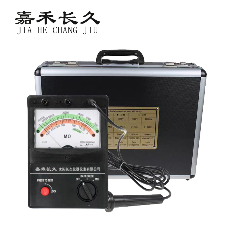 嘉禾长久+电动兆欧表+3122(5000V)+台