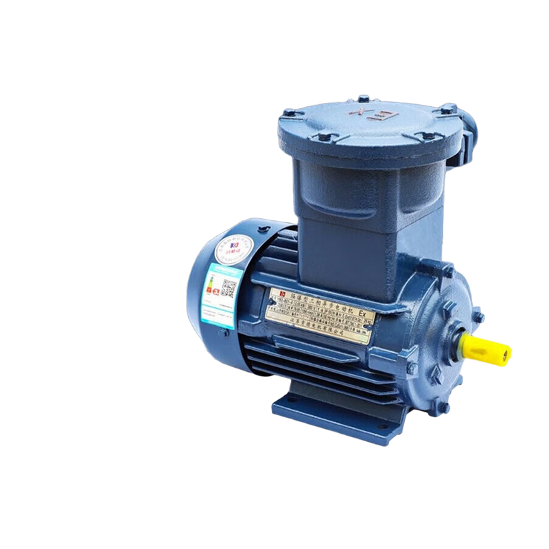 KD 防爆电机YBX3 隔爆型三相异步电动机 卧式YBX3-80-6-0.55kw 需要立卧式联系客服咨询高清大图