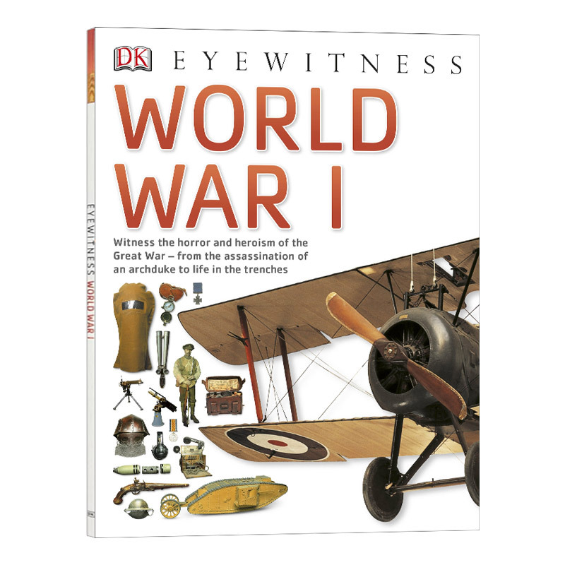 恐龙 [正版]目击者系列 第一次世界大战 英文原版 World War I Eyewitness DK Eyewitne