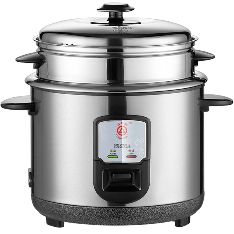 三角牌电饭煲普通不锈钢老式小型家用1-2-3-4人官方正品多功能普通电饭锅 加厚3ll高清大图