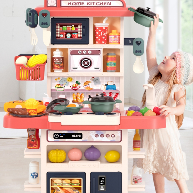 厨房玩具套装智扣仿真厨具做饭煮饭大号三四周3岁以上儿童女孩过家家